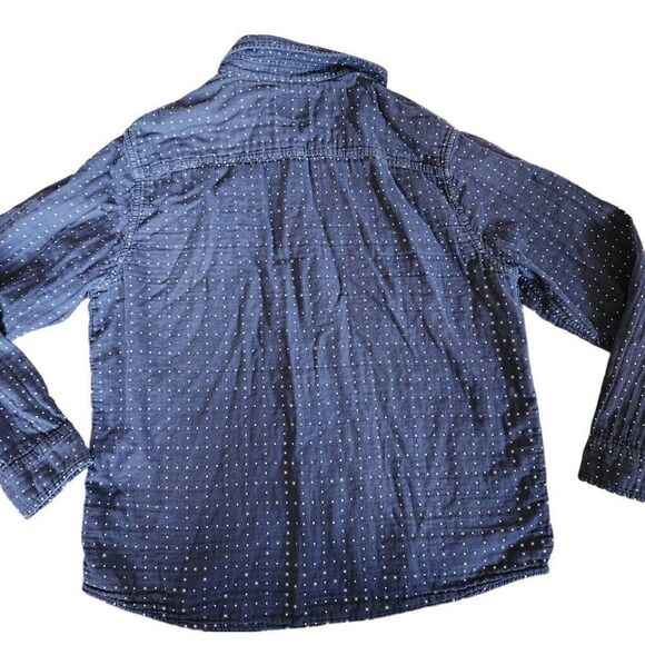 Goodfellow men's XL muslin blue long sleeve button-up dressy casual collared thi - Picture 2 of 7